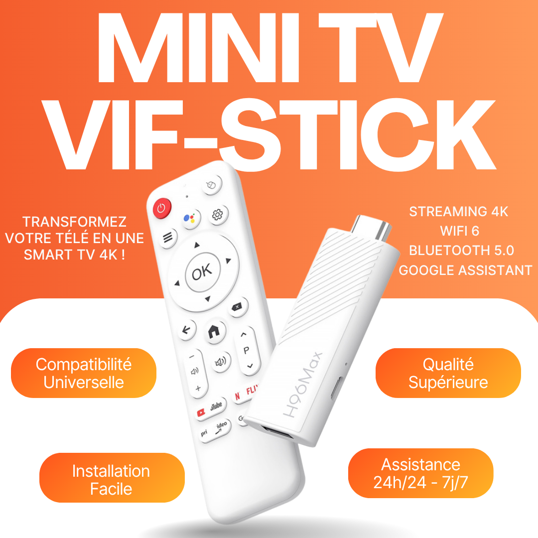 Mini TV VifStick : Transformez votre télé en une smart TV 4K !