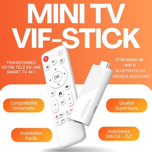 Mini TV VifStick : Transformez votre télé en une smart TV 4K !